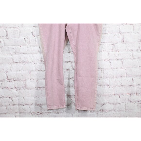 LL Bean BeanFlex Jeans High Rise Slim Leg Ankle Stretch Rose Shadow 18 - Picture 3 of 13